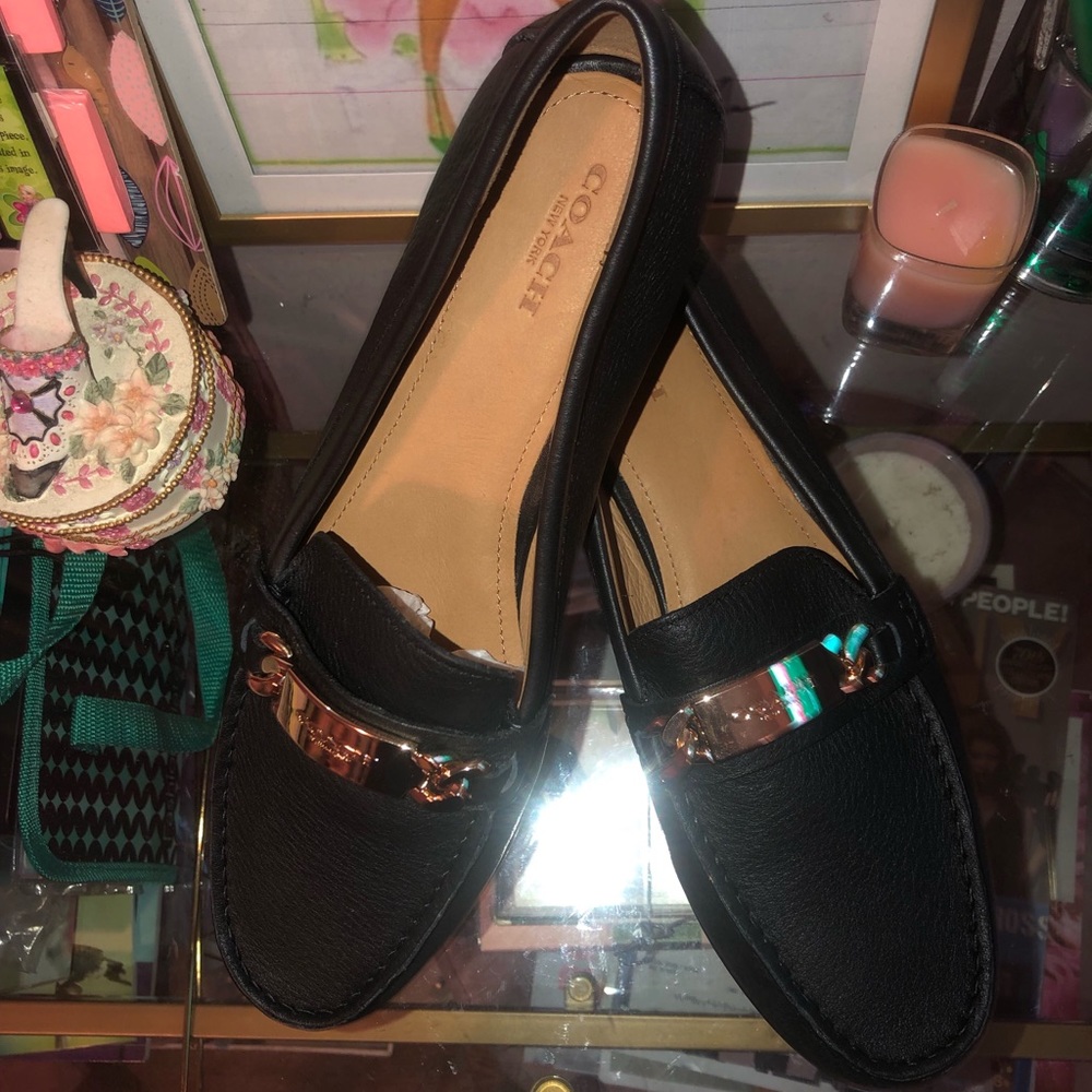 COACH Kimmie Leather Loafers Size 10 (2nd Pair 👠) - Picture 1 of 8